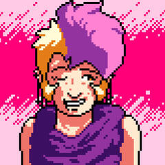 Digital drawing of Birdette, by us